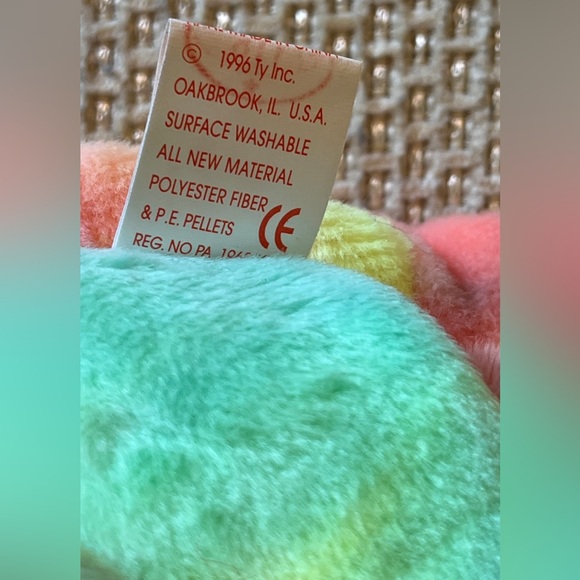 Vintage Ty Beanie Babies Lot of 4 Bears - Princess Diana, TY 2K, Peace, BB Bear - Picture 15 of 16